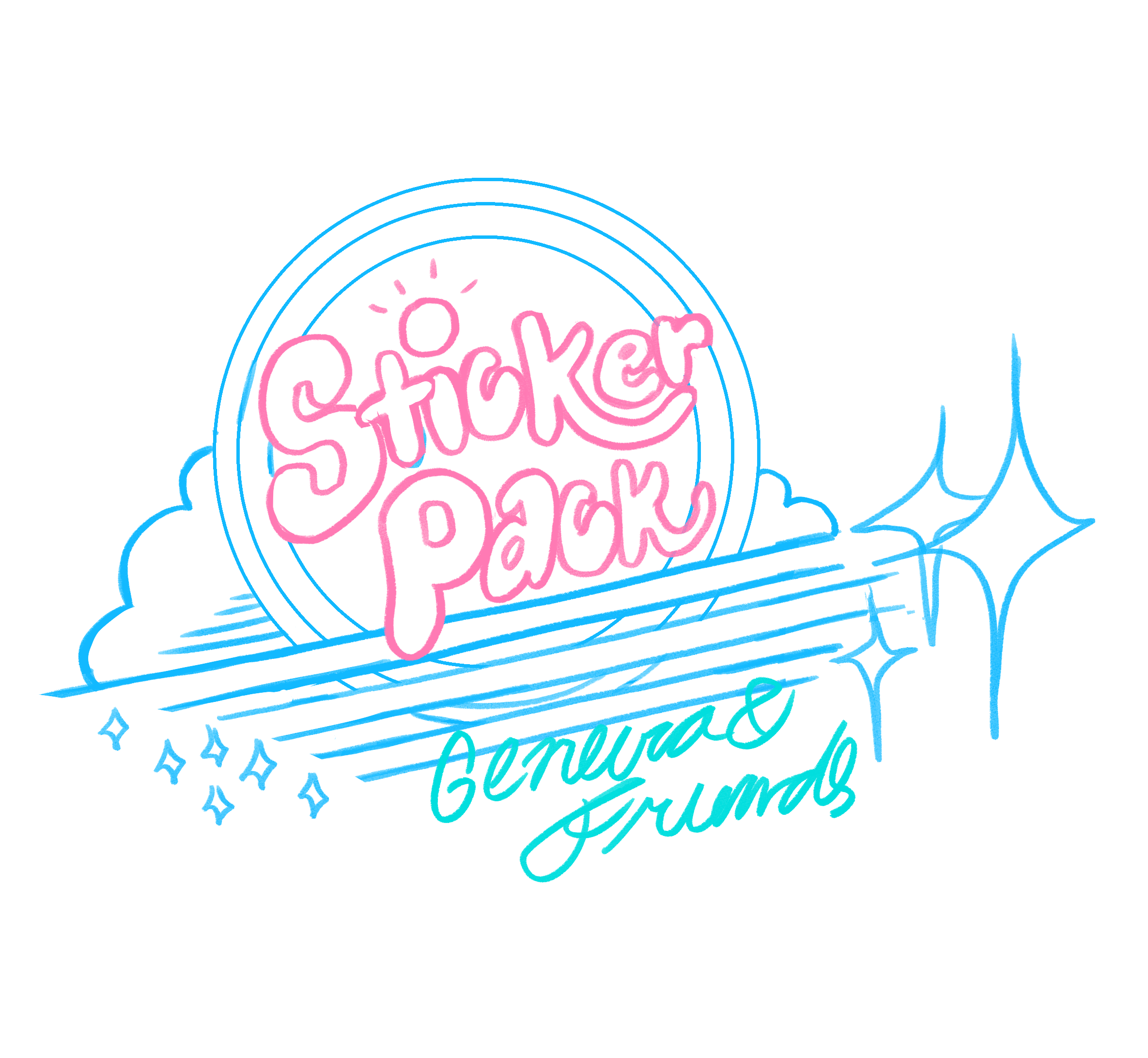 Sticker Logo rough